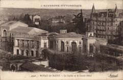 CPA Royat les Bains the casino and the manor house hotel