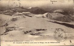 CPA Craters and domes north under snow seen of the observatory