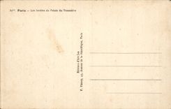 CPA Paris gardens of the palate of Trocadero