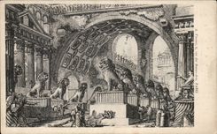 Ancient CPA Scene Lion Structures