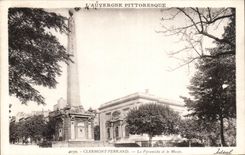 CPA Clermont Ferrand the pyramid and the museum