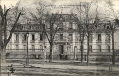 CPA Clermont Ferrand school Militaria the artillery