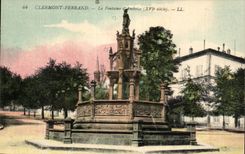 CPA Clermont Ferrand the fountain of Amboise (16th)