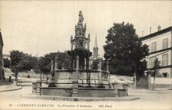 CPA Clermont Ferrand the fountain of Amboise