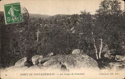 CPA Drill of Fontainebleau throats of Franchard