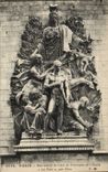 CPA Low Paris reliefs of Arc de Triomphe of star Peace by Etex
