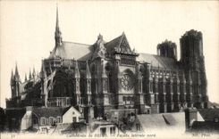 CPA Cathedral of Northern Reims Side wall