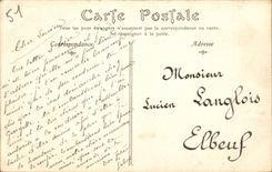 CPA Reims Statue of Colbert