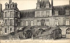 CPA Fontainebleau the staircase of the horseshoe