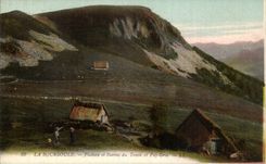 CPA Bourboule plate and will burons Tenon and Puy Gros