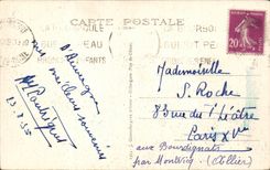 CPA Bourboule Lake of the stopping Valley of the Dordogne