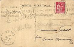 CPA Bourboule Cascade of the shaving mug