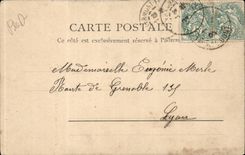 CPA Bourboule Cascade of the shaving mug