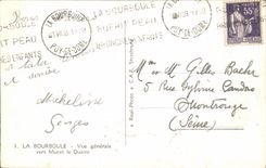 CPA Bourboule View towards Murat Quaire