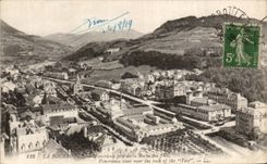 CPA Bourboule Panorama genommen vom Felsen der Feen