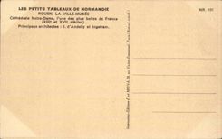 CPA Rouen the city museum Notre Dame Cathedral