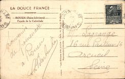 CPA Rouen Frontage of the Notre Dame Cathedral