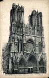 CPA Reims before the Great War the cathedral