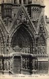 CPA Reims the cathedral Gate of right-hand side