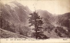 CPA Environs of the Mount Gilds the throats of hell