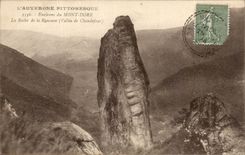 CPA Environs of the Mount Gilds the rock of Resentment (valley of Chaudefour)