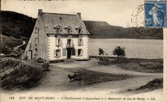 CPA Environs of the Mount Gilds the establishment of Aquiculture and the restaurant of the Lake Guery