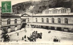 CPA the Mount Gilds Hydropathic establishment seen of the Sarciron hotel