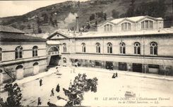 CPA the Mount Gilds Hydropathic establishment seen of the Sarciron hotel