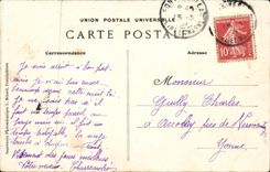 Fontainebleau - Panorama of the City taken of the Martyrdom - CPA