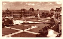 Paris - 1 - Perspective sur la Place du Carrousel - CPA 