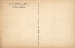 Tours - La Basilique Saint Martin - CPA 