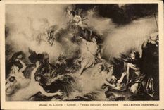 Paris - 1 - Louvre - Coypel - Persee delivrant Andromede - CPA 