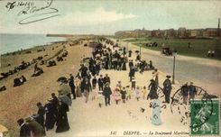 Dieppe - Maritime Boulevard CPA