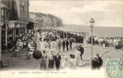 Dieppe - the Casino - Terraces CPA