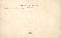 Gargiless - die rote Brucke - CPA