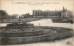 St Germain im Bush-Hammer - das Schloss gesehen vom Fussboden - CPA