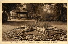 Troyes - Garden of the Rock - the Bandstand - CPA