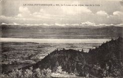 Leman and the Alps - seen Pares - CPA
