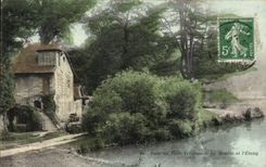 Versailles - Park of Small Trianon - the Mill and the Pond - CPA