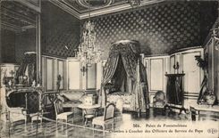 Palate of Fontainebleau - Room has to lay down Officers of Service of the Pope - CPA