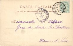 Palate of Fontainebleau - English Garden - House Louis XV - CPA