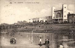 CPA Dieppe the casino and the beach