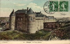 CPA Dieppe the old castle