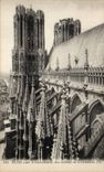 CPA Reims before the bombardment Arcs paring of the cathedral