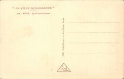 CPA Reims Church Saint Jacques