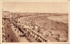 CPA Strand der Sande von olonne