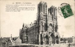 CPA Reims the cathedral