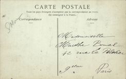 CPA Treport der Pier ein Tag des Sturms