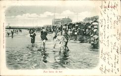 CPA Treport mit den Meerbathings