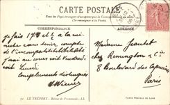 CPA Treport Ruckkehr des Weg Bootes